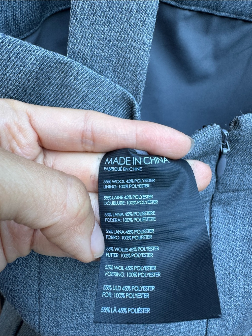 Club Monaco Gray Wide-Leg Jumpsuit - Picture 9 of 15